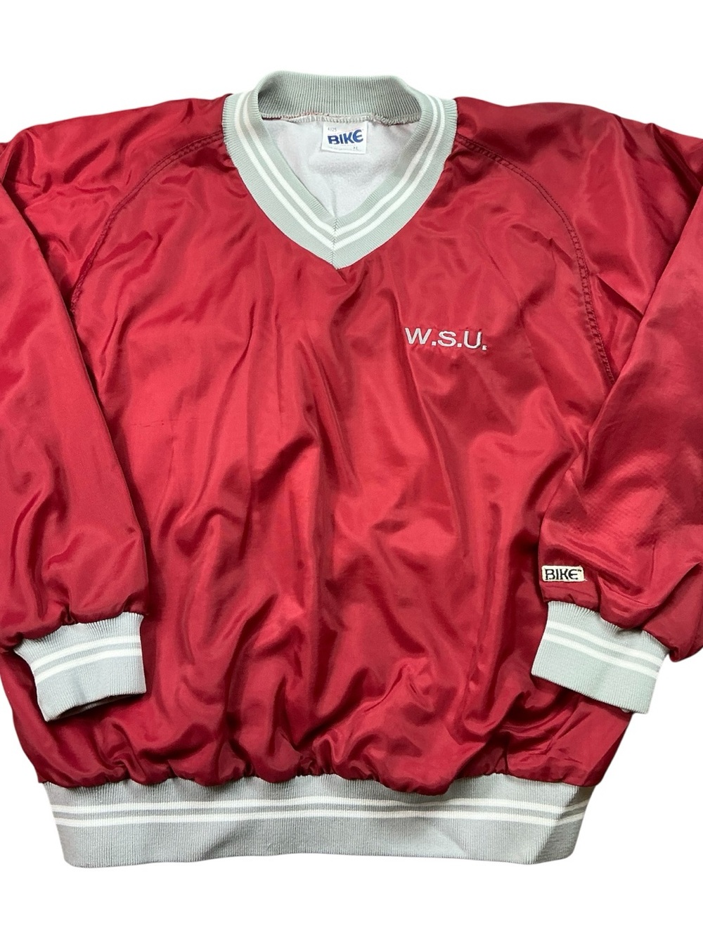 Vintage 80s Washington State Cougars BIKE pullover jacket USA made SZ XL